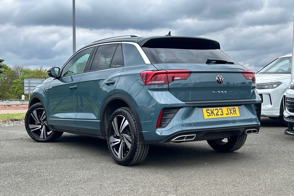 Volkswagen T-Roc 1.5 Tsi R-line SK23JXR Blue #5