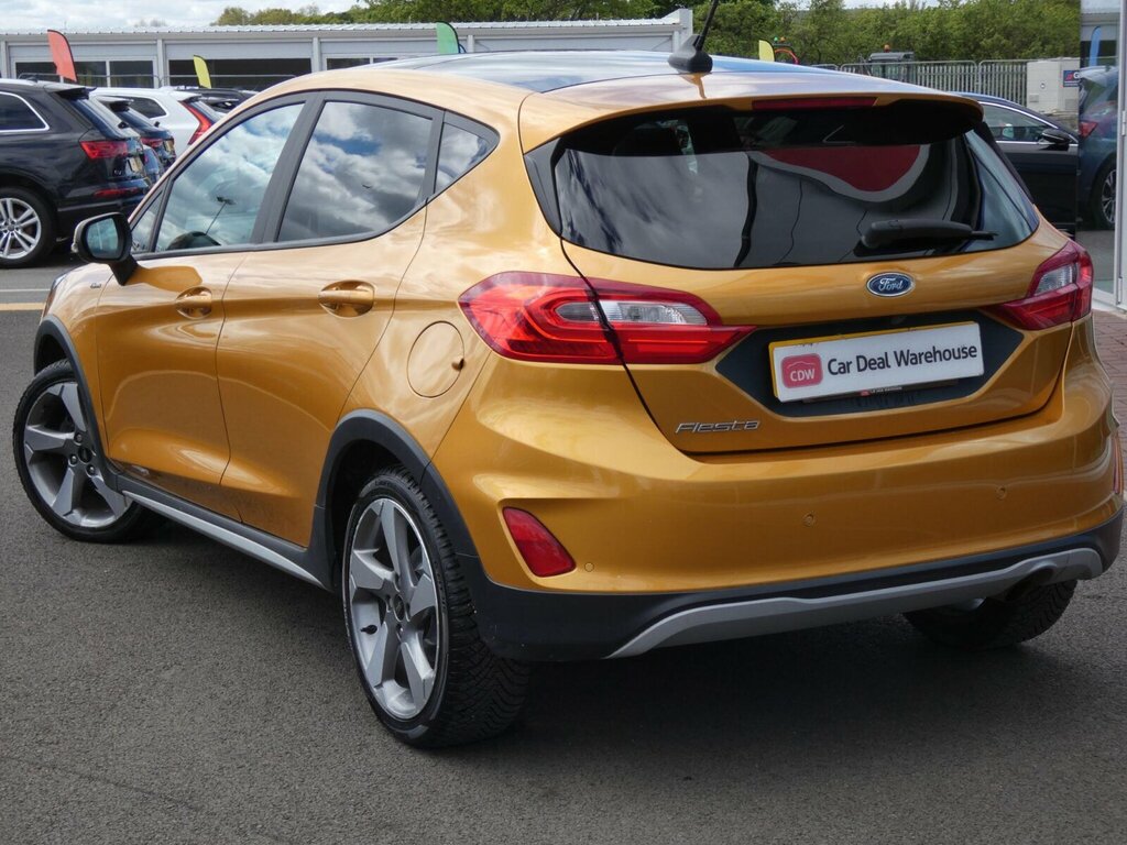 Ford Fiesta 1.0T Ecoboost Active X Euro 6 Ss EG19ZVD Yellow #3