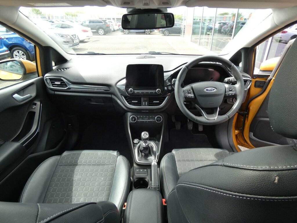 Ford Fiesta 1.0T Ecoboost Active X Euro 6 Ss EG19ZVD Yellow #4