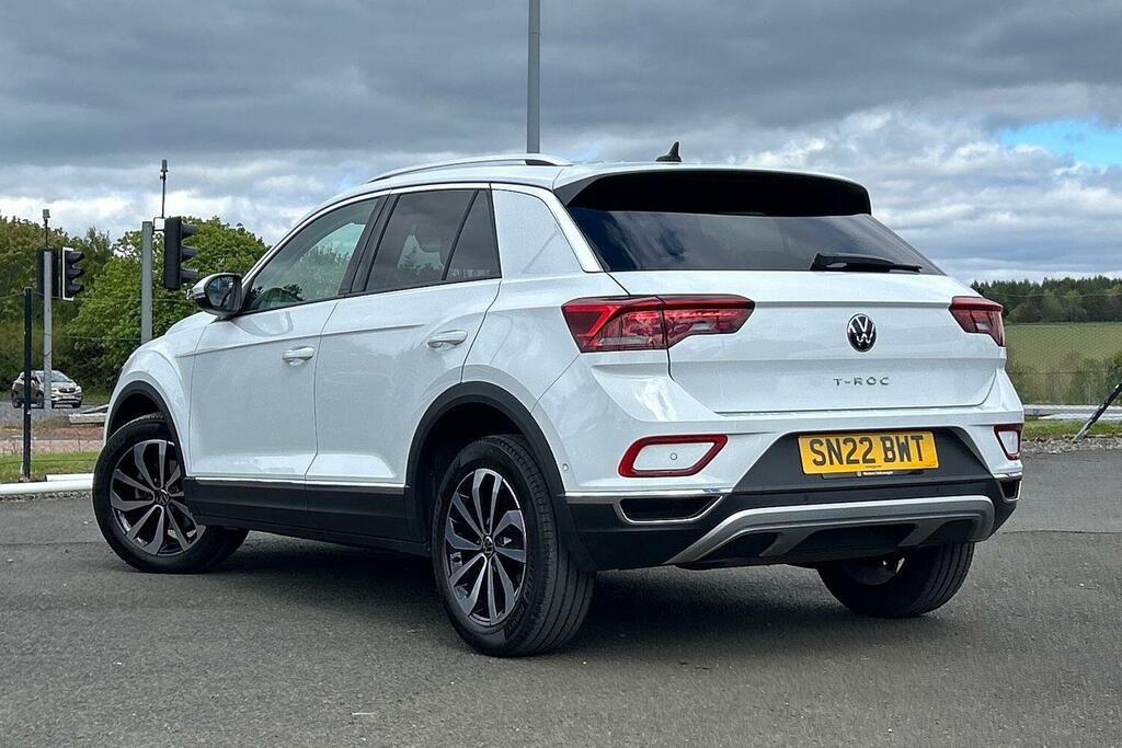 Volkswagen T-Roc 1.0 Tsi Style SN22BWT White #6