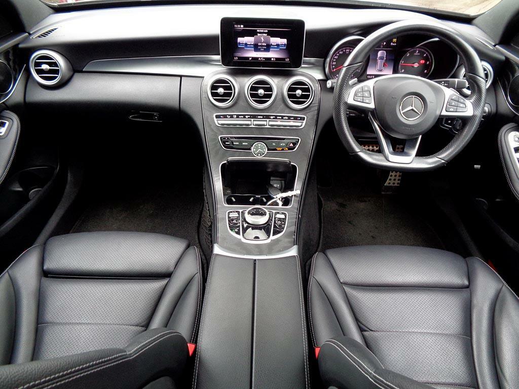 Mercedes-Benz C Class C 250 D Amg Line Premium WU18SUX Black #5