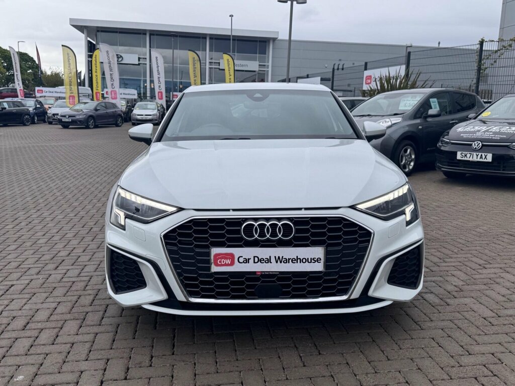 Audi A3 1.5 Tfsi 35 S Line Sportback S Tronic Euro 6 Ss SG22WVC White #4