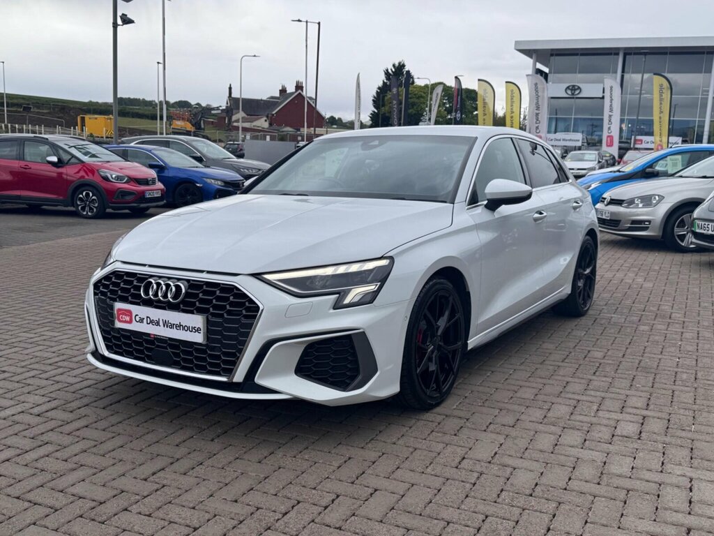 Audi A3 1.5 Tfsi 35 S Line Sportback S Tronic Euro 6 Ss SG22WVC White #5