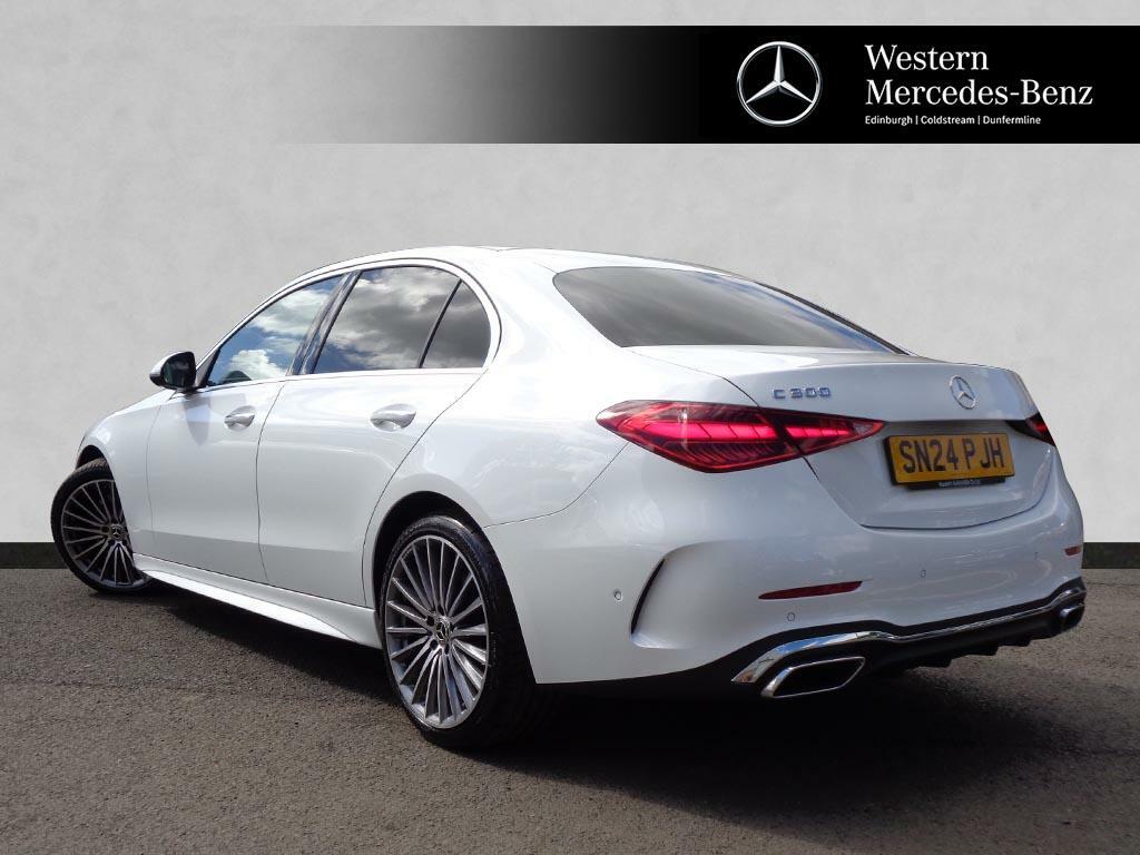 Mercedes-Benz C Class C 300 Amg Line Premium SN24PJH White #2