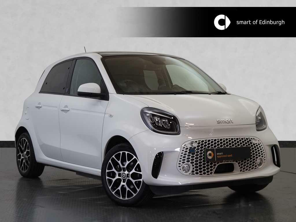 Smart Forfour 17.6Kwh Exclusive 22Kw Charger White