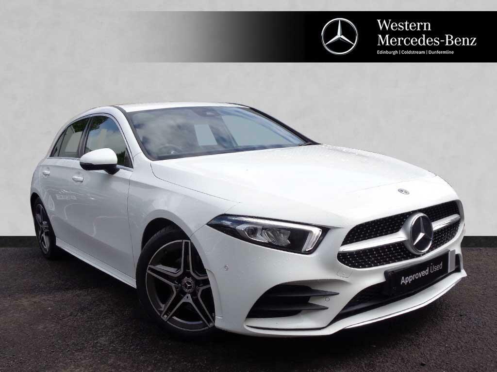 Mercedes-Benz A Class A 180 D Amg Line Executive White