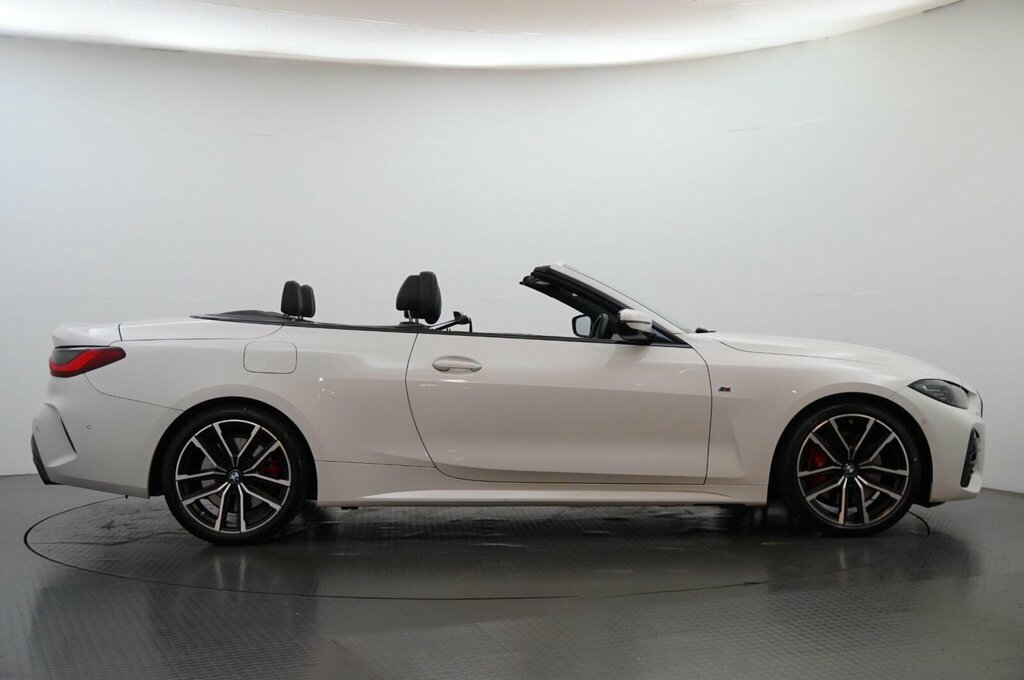 BMW 4 Series 420D M Sport Convertible SN22GHG White #6