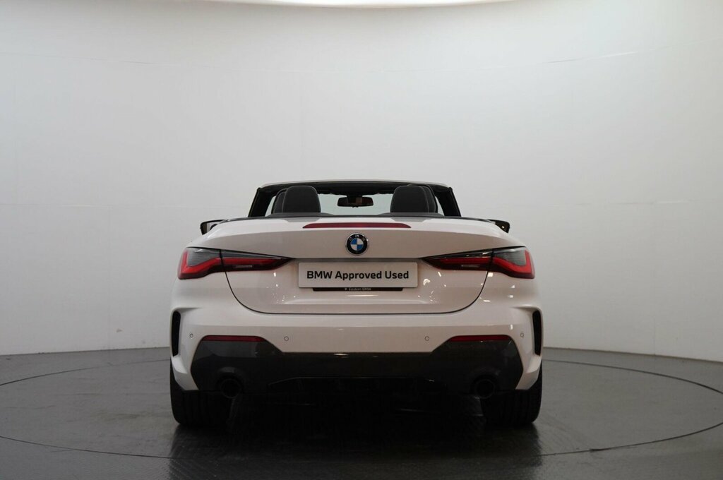 BMW 4 Series 420D M Sport Convertible SN22GHG White #5