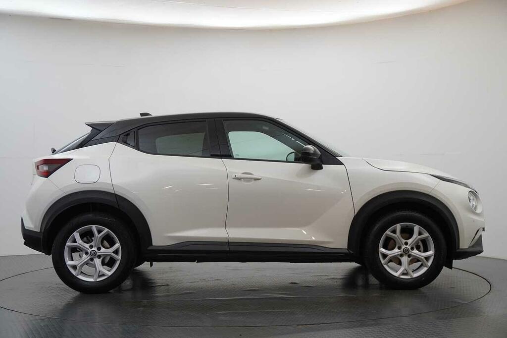 Nissan Juke 1.0 Dig-t 114 N-connecta Dct With Nav Camer SR21VHD White #6