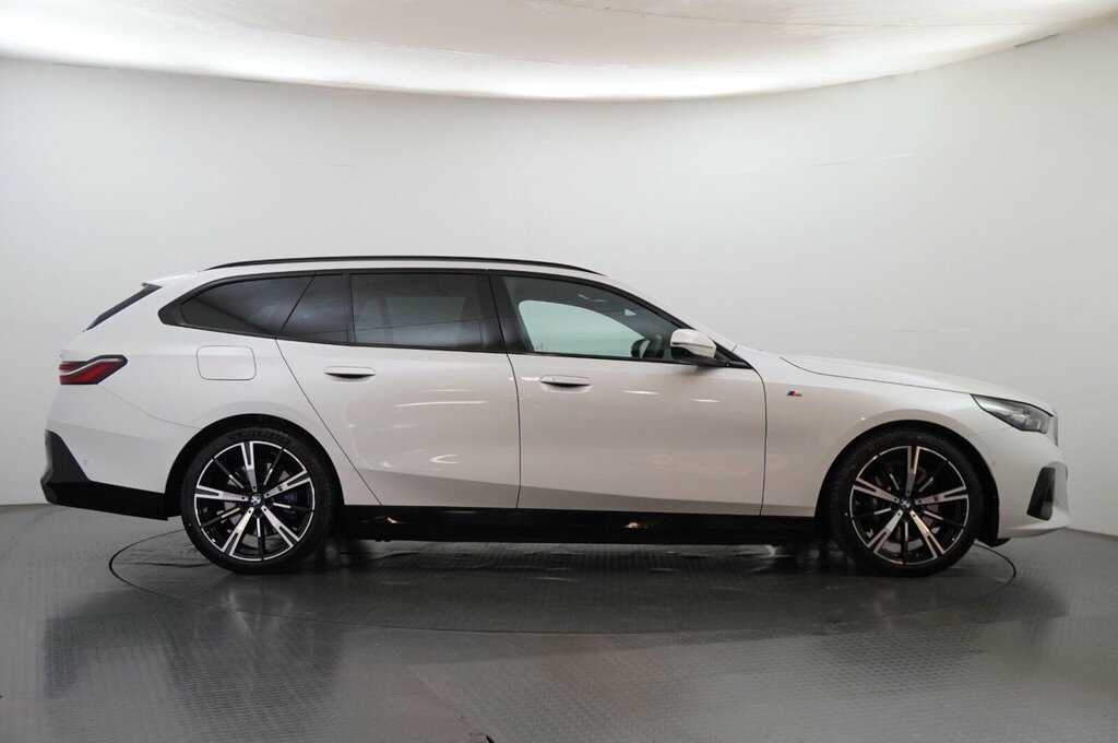 BMW 5 Series 530E M Sport Touring YH75CDY White #6