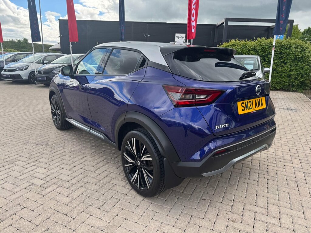 Nissan Juke 1.0 Dig-t Tekna Dct Euro 6 Ss SM21AWA Blue #4