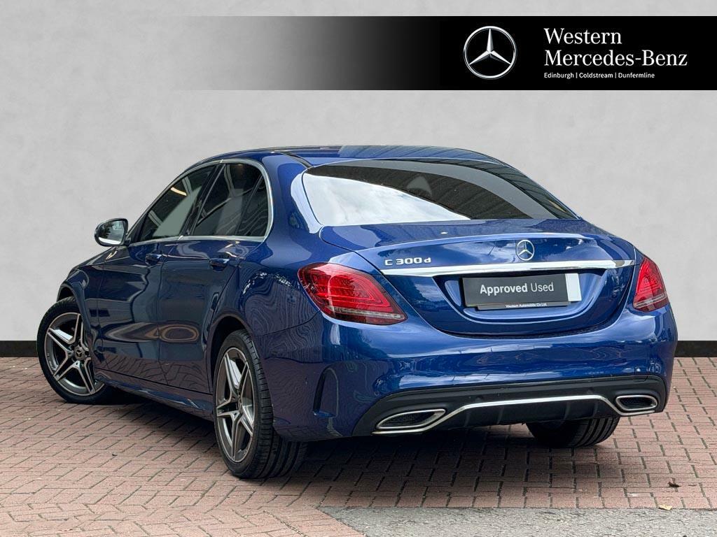 Mercedes-Benz C Class C 300 D Amg Line Edition Premium SN21WLB Blue #2