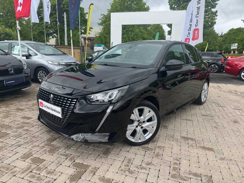Peugeot 208 1.2 Puretech Allure Premium Eat Euro 6 Ss ST70HKP Black #3