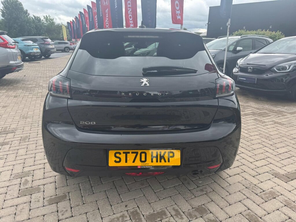 Peugeot 208 1.2 Puretech Allure Premium Eat Euro 6 Ss ST70HKP Black #6