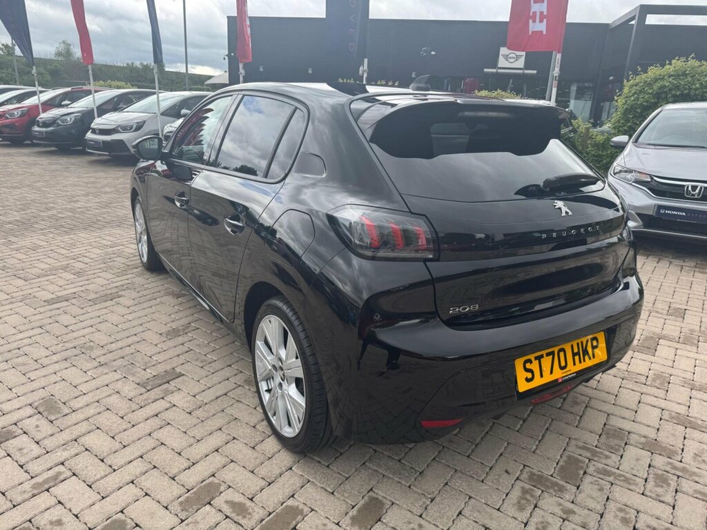Peugeot 208 1.2 Puretech Allure Premium Eat Euro 6 Ss ST70HKP Black #4
