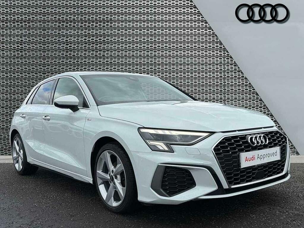 Audi A3 Sportback S Line 30 Tfsi 110 Ps 6-Speed White