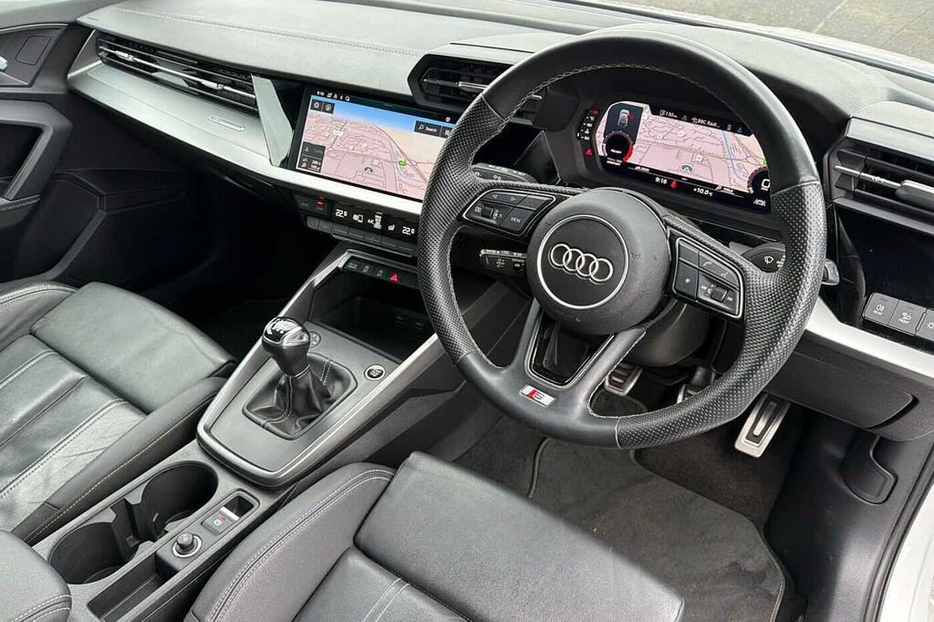 Audi A3 Sportback S Line 30 Tfsi 110 Ps 6-Speed SK72XXW White #6