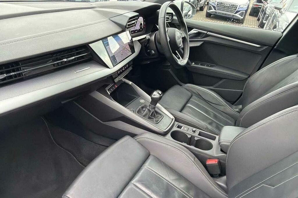 Audi A3 Sportback S Line 30 Tfsi 110 Ps 6-Speed SK72XXW White #2