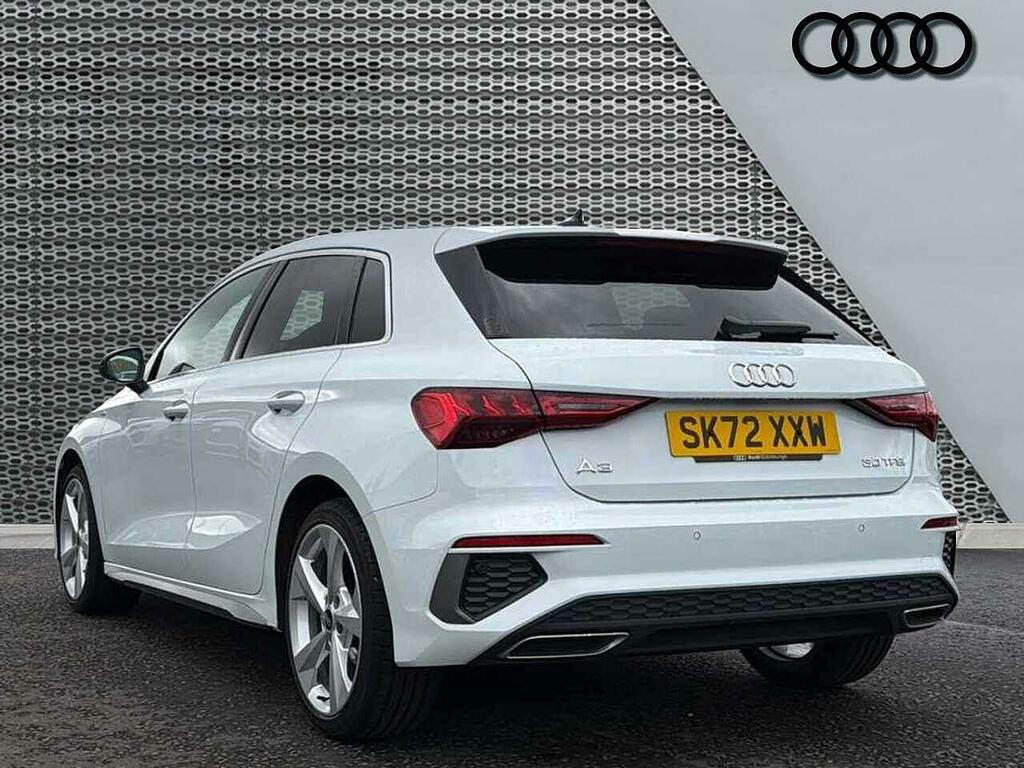 Audi A3 Sportback S Line 30 Tfsi 110 Ps 6-Speed SK72XXW White #3
