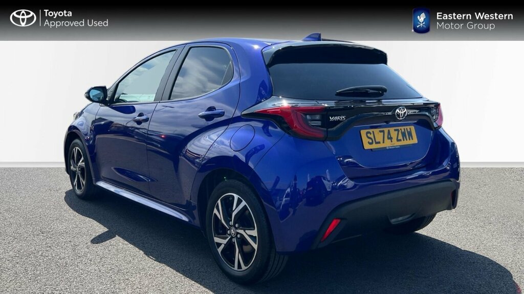 Toyota Yaris 1.5 Vvt-h Design E-cvt Euro 6 Ss SL74ZWW Blue #4