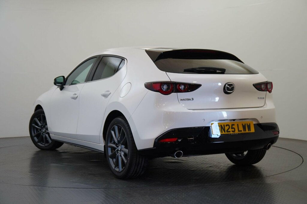 Mazda 3 2.5 E-skyactiv-g Mhev Exclusive-line Euro 6 Ss SN25LWW White #2