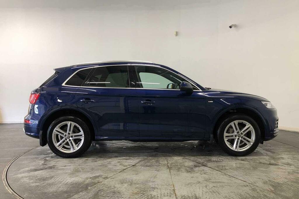 Audi Q5 S Line 40 Tdi Quattro 190 Ps S Tronic SM19NXA Blue #4