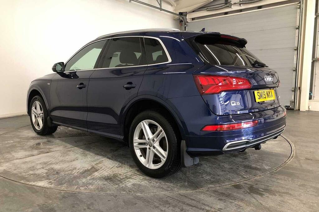 Audi Q5 S Line 40 Tdi Quattro 190 Ps S Tronic SM19NXA Blue #3