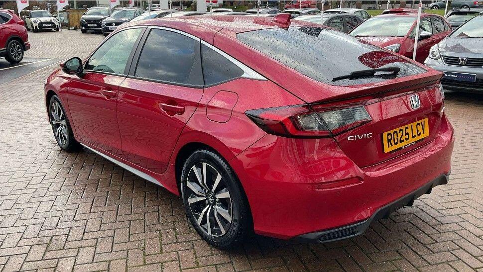 Honda Civic 2.0 Ehev Elegance Cvt RO25LCV Red #3