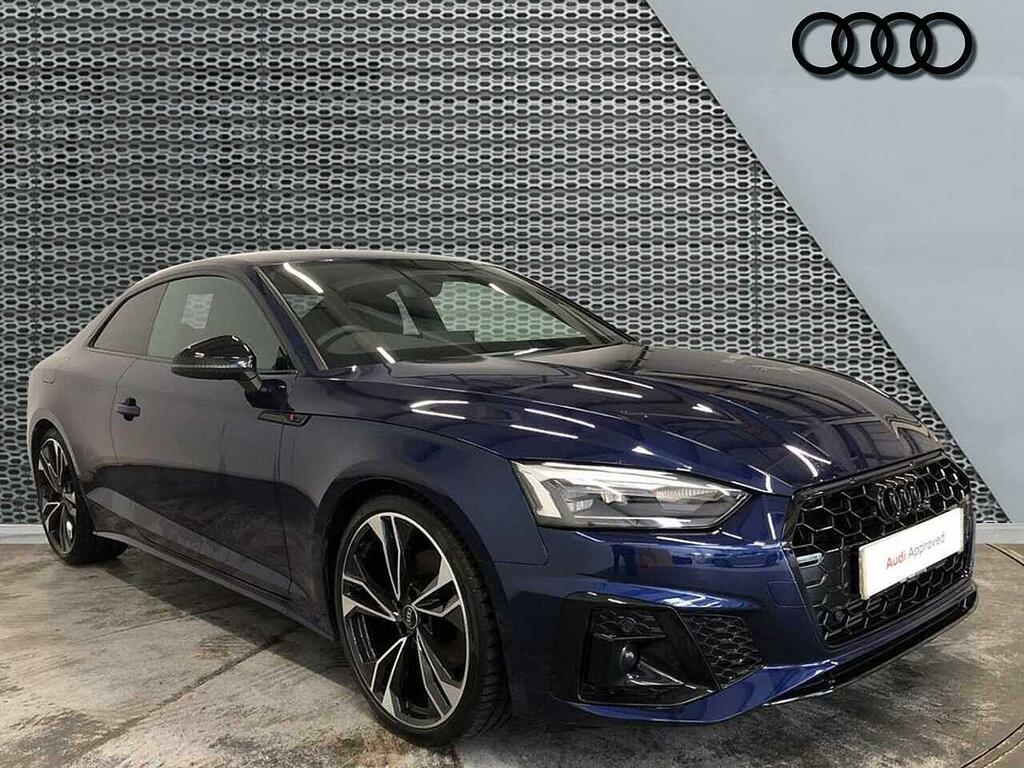 Audi A5 Coup- My23.5 Black Edition 35 Tfsi 150 Ps S Tronic Blue