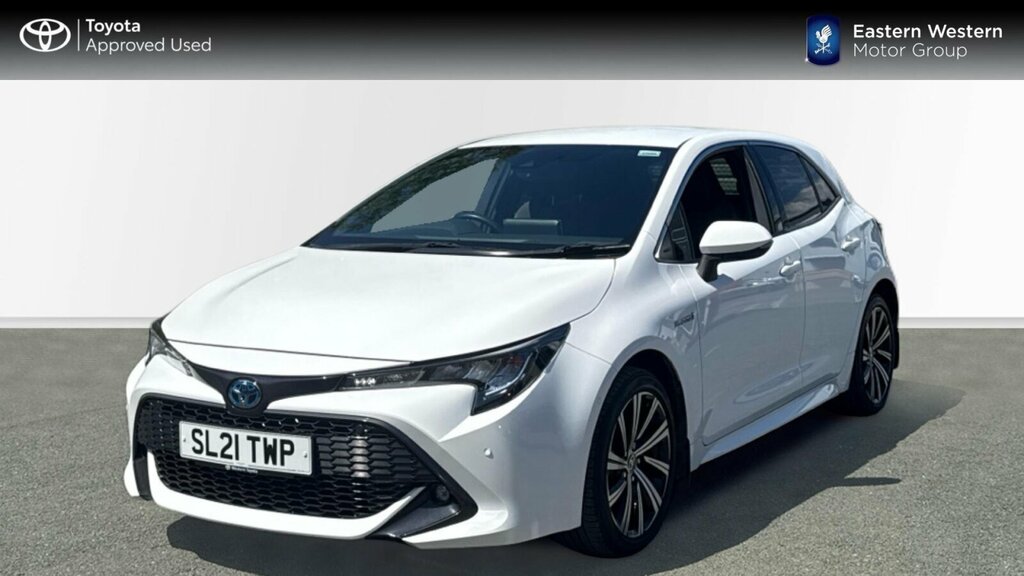 Toyota Corolla 1.8 Vvt-h Design Cvt Euro 6 Ss SL21TWP White #3
