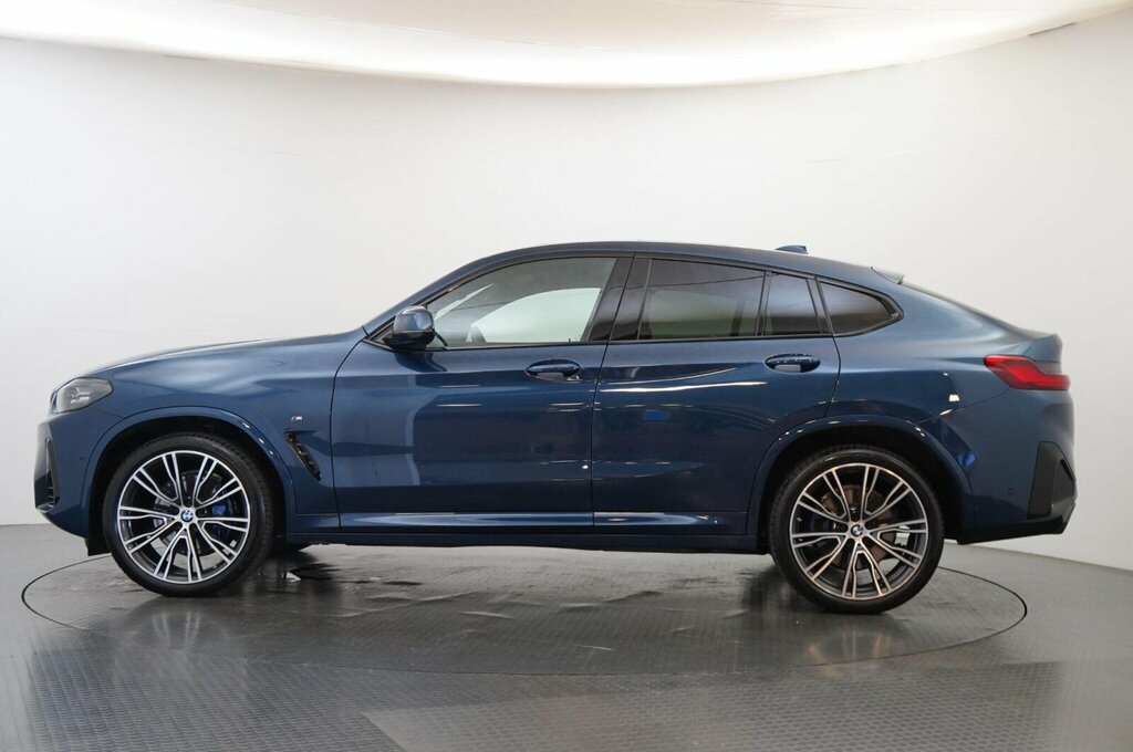 BMW X4 2.0 20D Mht M Sport Suv Hybrid Xdr YH75AWV Blue #4