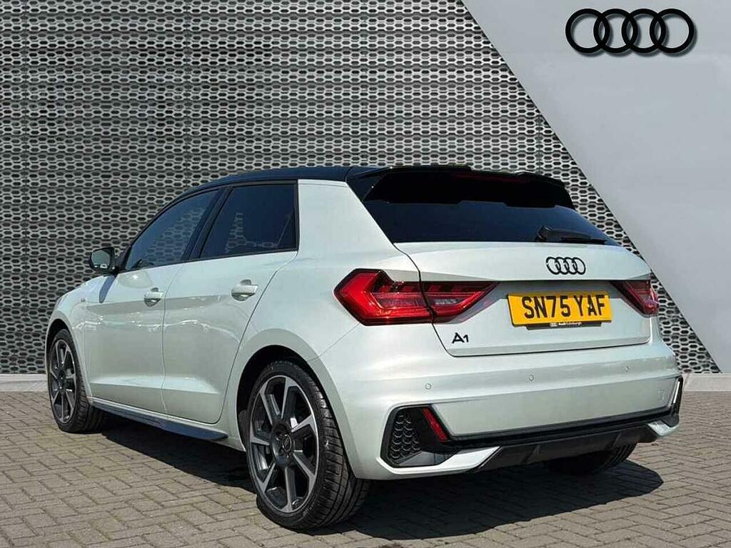 Audi A1 Black Edition 25 Tfsi 95 Ps S Tronic SN75YAF Silver #3