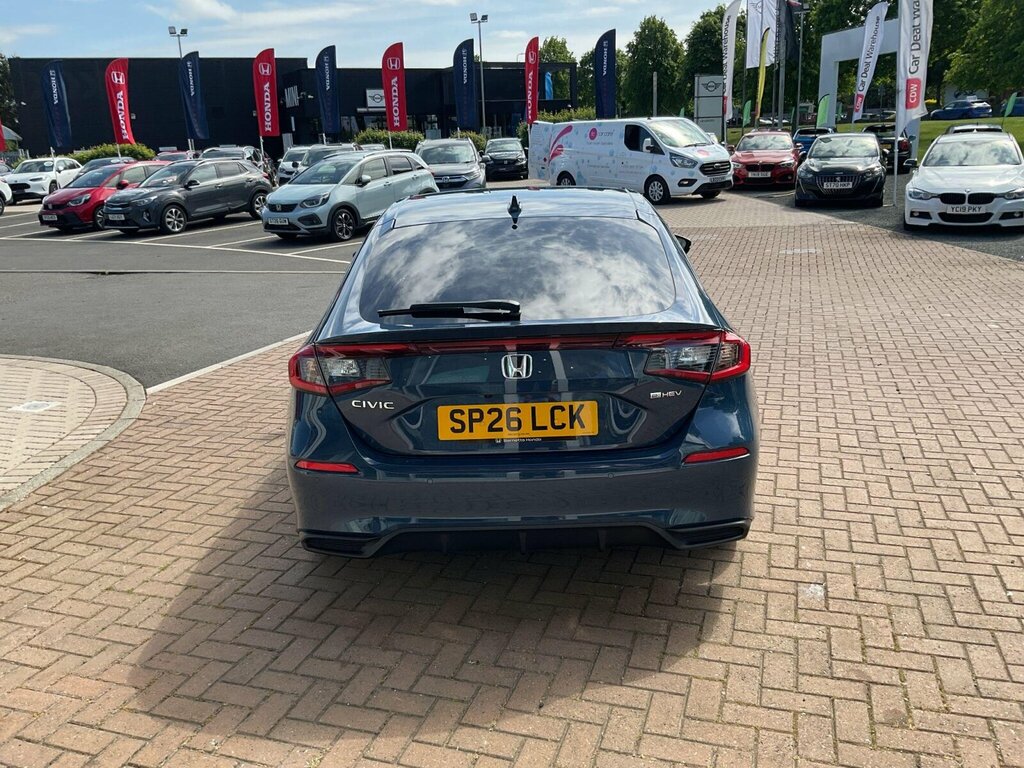 Honda Civic 2.0 H I-mmd Sport Ecvt Euro 6 Ss SP26LCK Blue #3