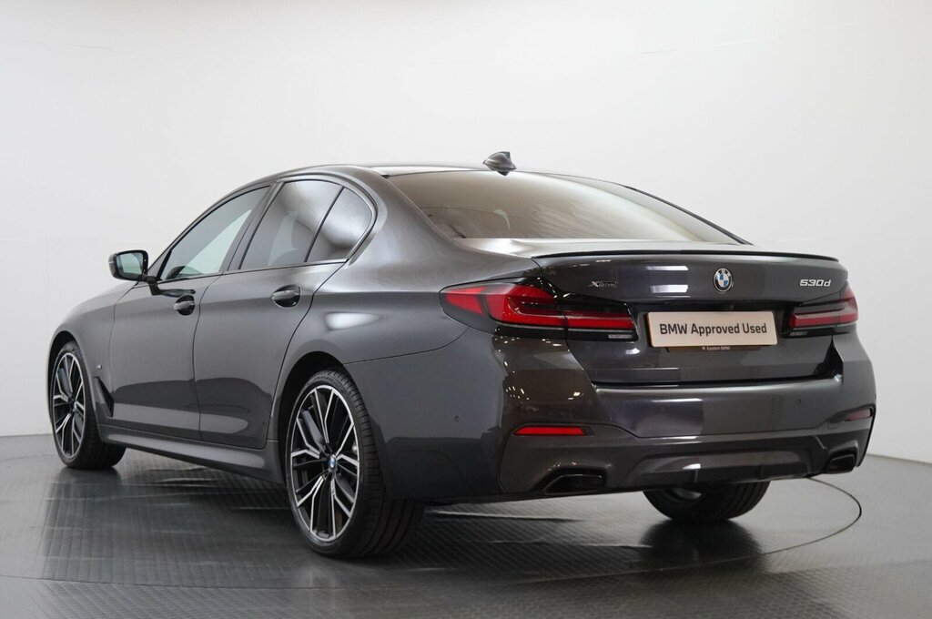BMW 5 Series 530D Xdrive M Sport Saloon Grey #3