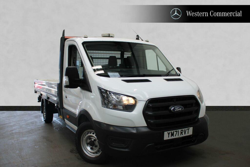 Ford Transit Custom 2.0 350 Ecoblue Leader Premium Dropside White
