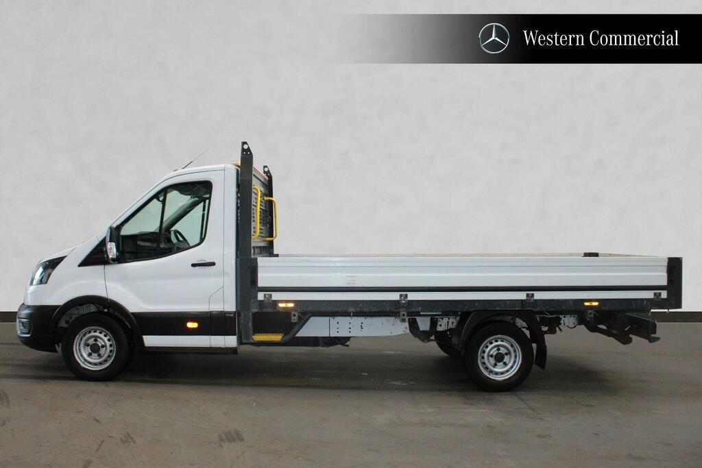 Ford Transit Custom 2.0 350 Ecoblue Leader Premium Dropside YM71RVT White #4
