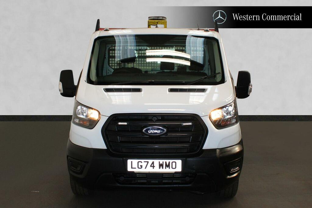 Ford Transit Custom 2.0 350 Ecoblue Leader Dropside LG74WMO White #2