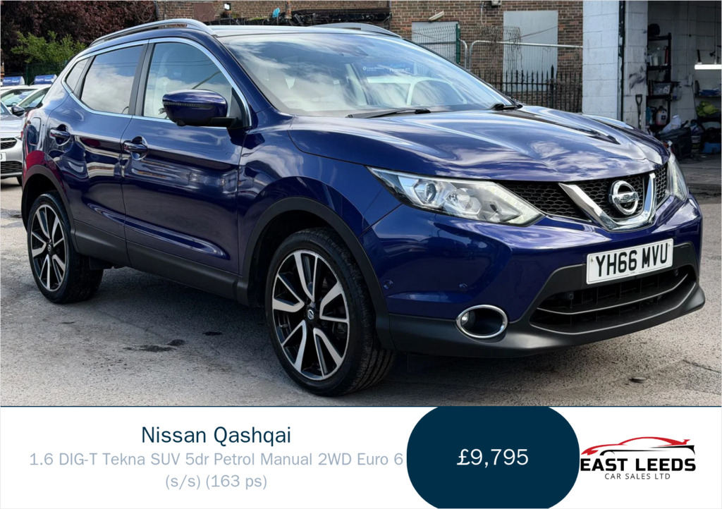 Nissan Qashqai 1.6 Dig-t Tekna Suv 2Wd Euro 6 Blue