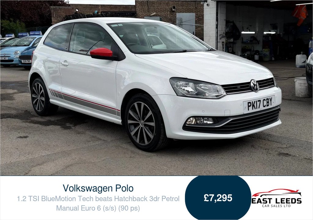 Volkswagen Polo 1.2 Tsi Bluemotion Tech Beats Hatchback White