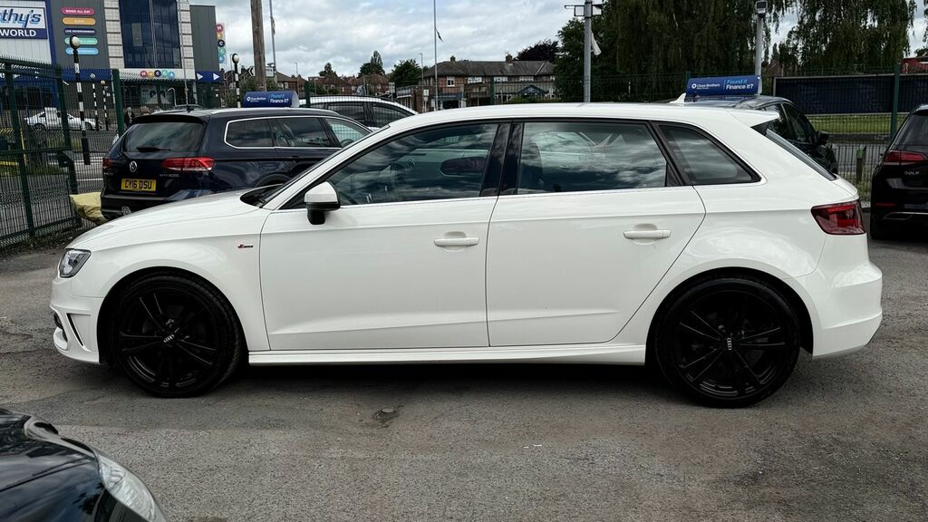 Audi A3 1.4 Tfsi Cod S Line Sportback Eu PO63TPF White #6