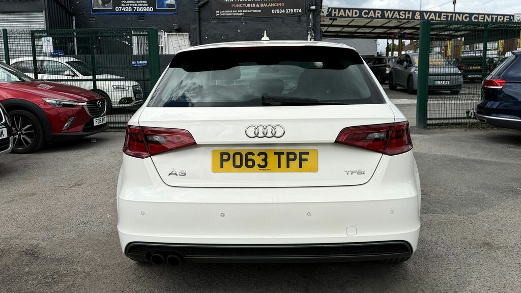 Audi A3 1.4 Tfsi Cod S Line Sportback Eu PO63TPF White #4
