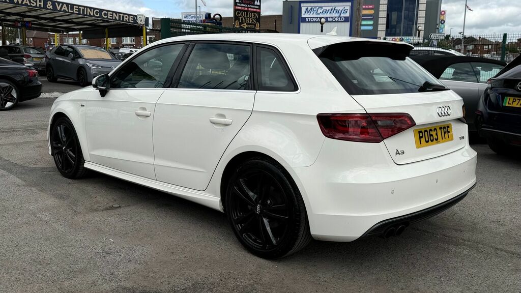Audi A3 1.4 Tfsi Cod S Line Sportback Eu PO63TPF White #5