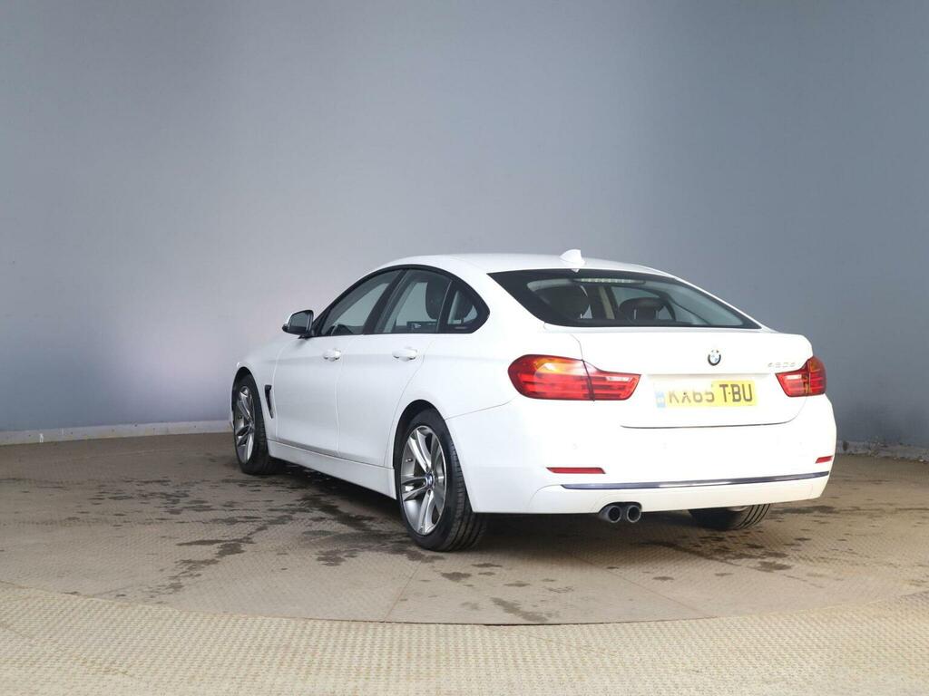 BMW 4 Series Gran Coupe Hatchback 2.0 420D Sport Euro 6 Ss 20 KX65TBU White #4