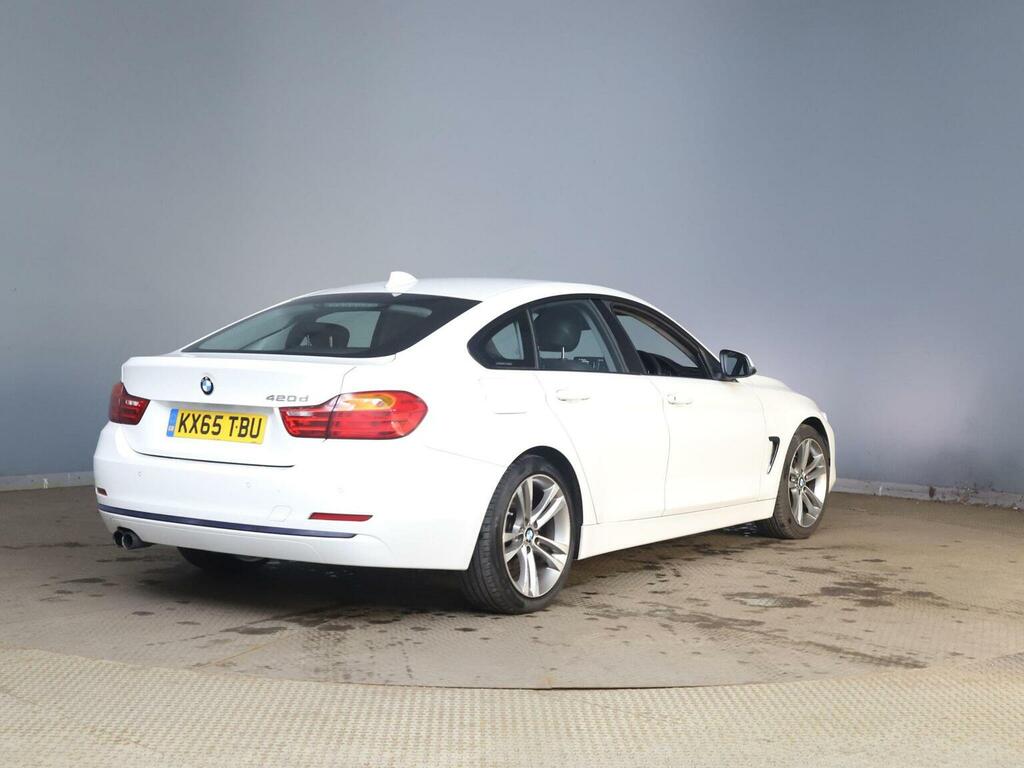 BMW 4 Series Gran Coupe Hatchback 2.0 420D Sport Euro 6 Ss 20 KX65TBU White #6
