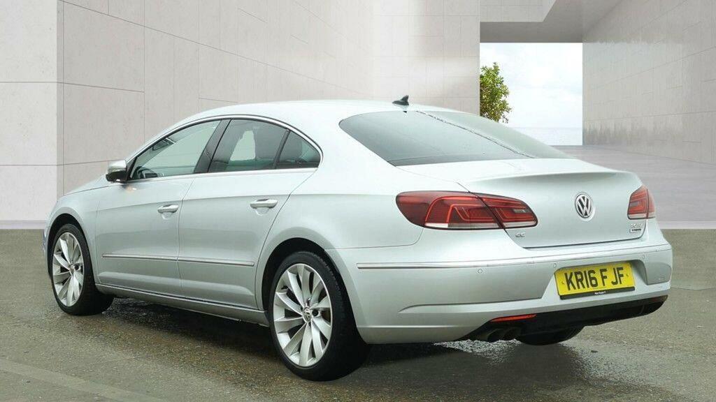 Volkswagen CC Saloon 2.0 Tdi Bluemotion Tech Gt Dsg Euro 6 Ss Silver #3