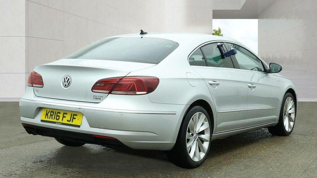 Volkswagen CC Saloon 2.0 Tdi Bluemotion Tech Gt Dsg Euro 6 Ss Silver #4