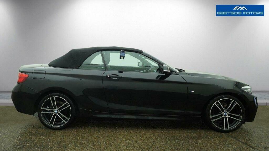 BMW 2 Series Convertible 2.0 218D M Sport Euro 6 Ss RA18SKX Black #5