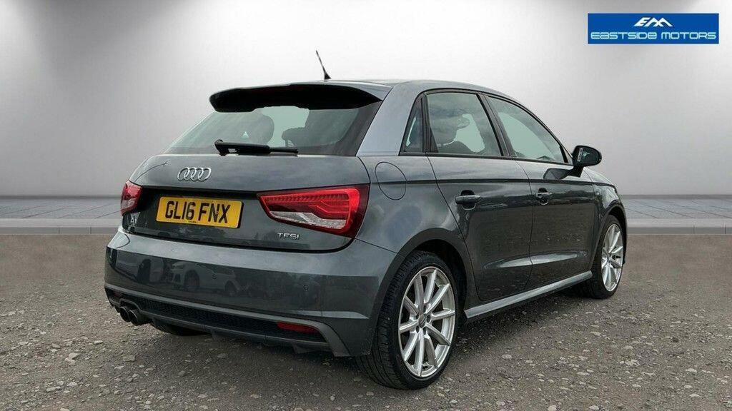 Audi A1 Hatchback 1.4 Tfsi S Line Sportback S Tronic Euro GL16FNX Grey #4