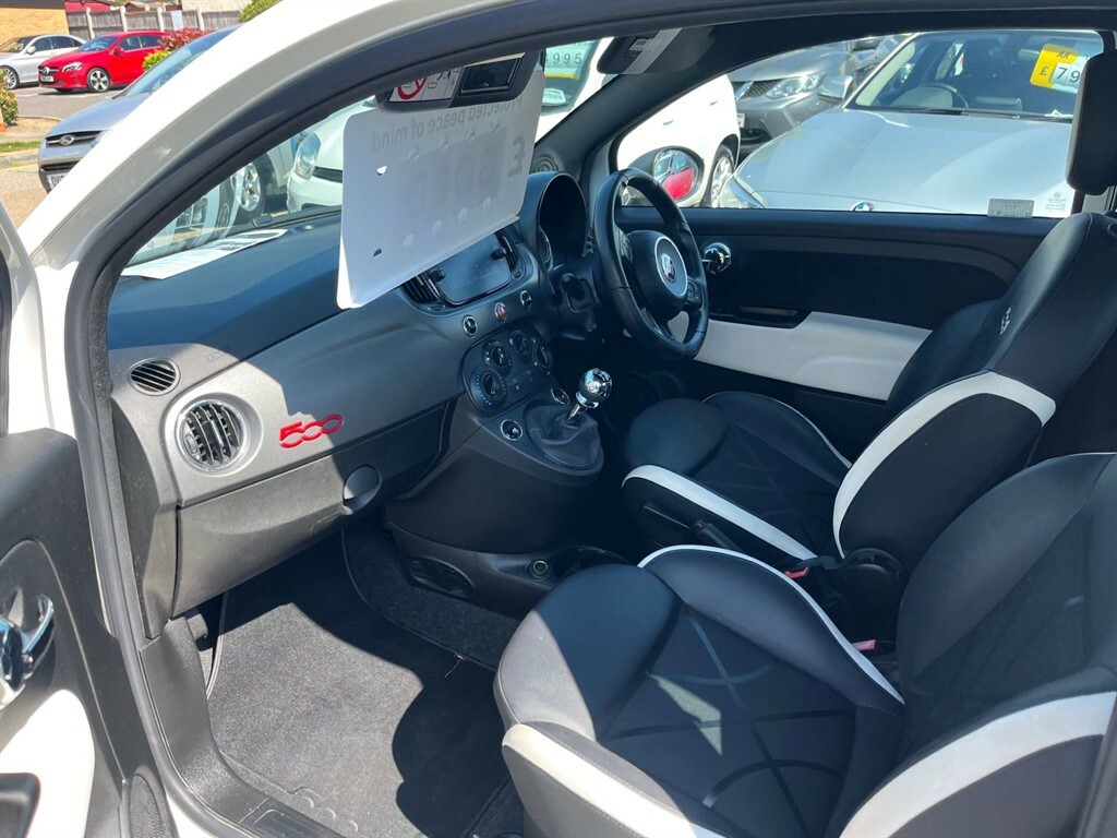 Fiat 500 S EU68JCO White #5