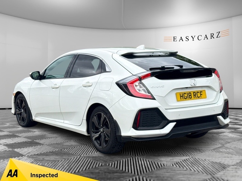 Honda Civic I-dtec Sr White #6